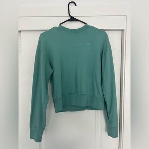 Topo Designs Blue Crop Sweater - Women’s Small